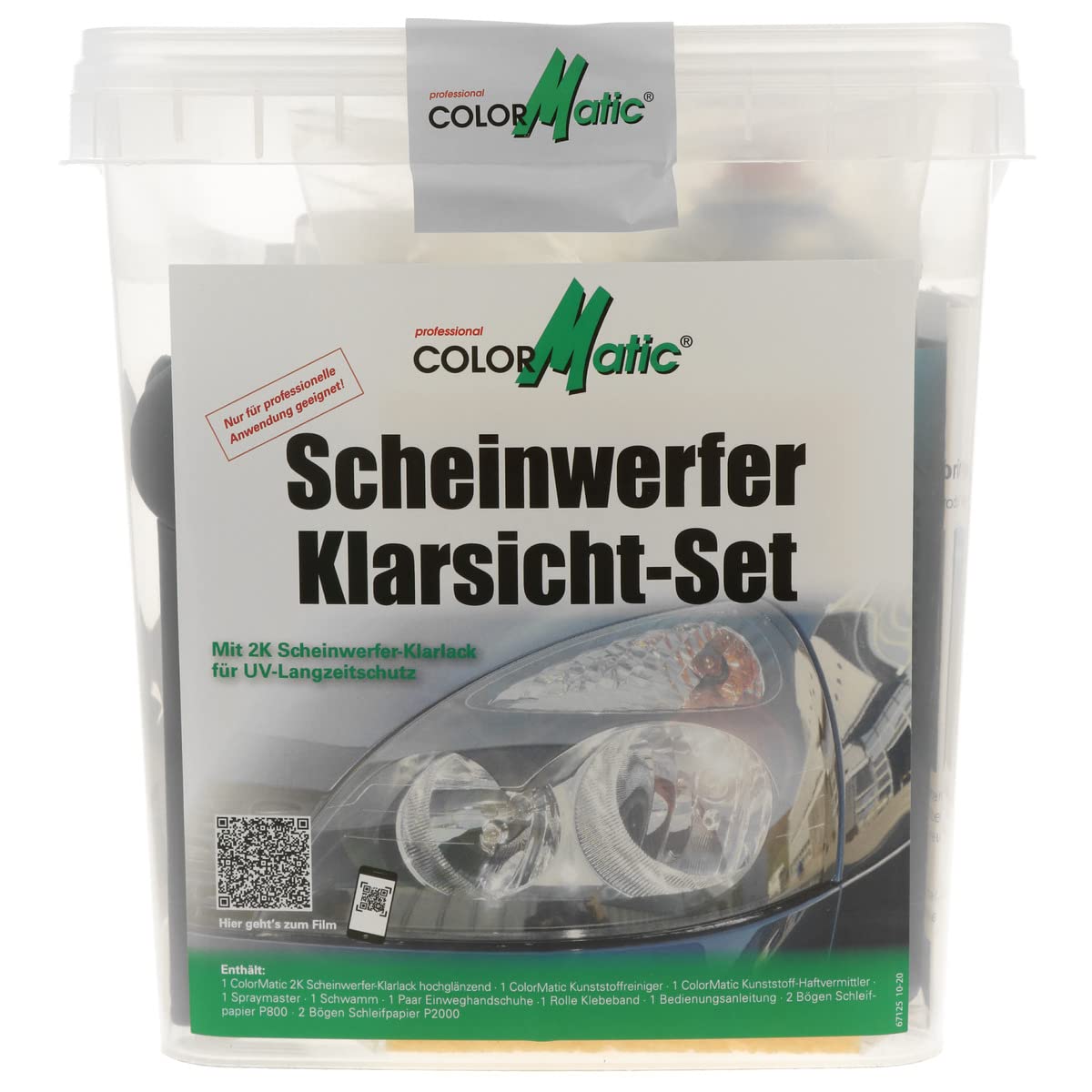 ColorMatic 359248 Scheinwerfer Klarsicht-Set ColorMatic 359248 Scheinwerfer Klarsicht-Set von COLORMATIC