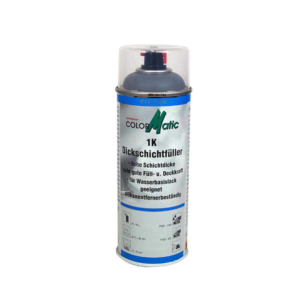 ColorMatic 385575 1K Dickschichtfüller schwarz 400 ml ColorMatic 385575 1K Dickschichtfüller schwarz 400 ml von COLORMATIC