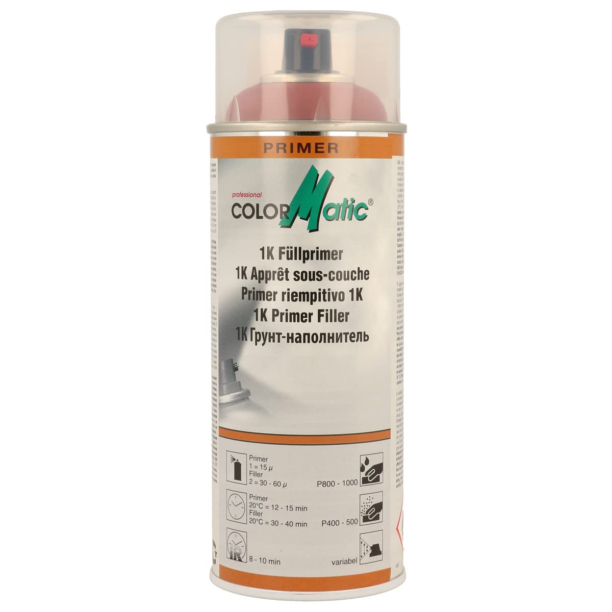 ColorMatic 856549 1K Füllprimer HG8 rot 400 ml von COLORMATIC