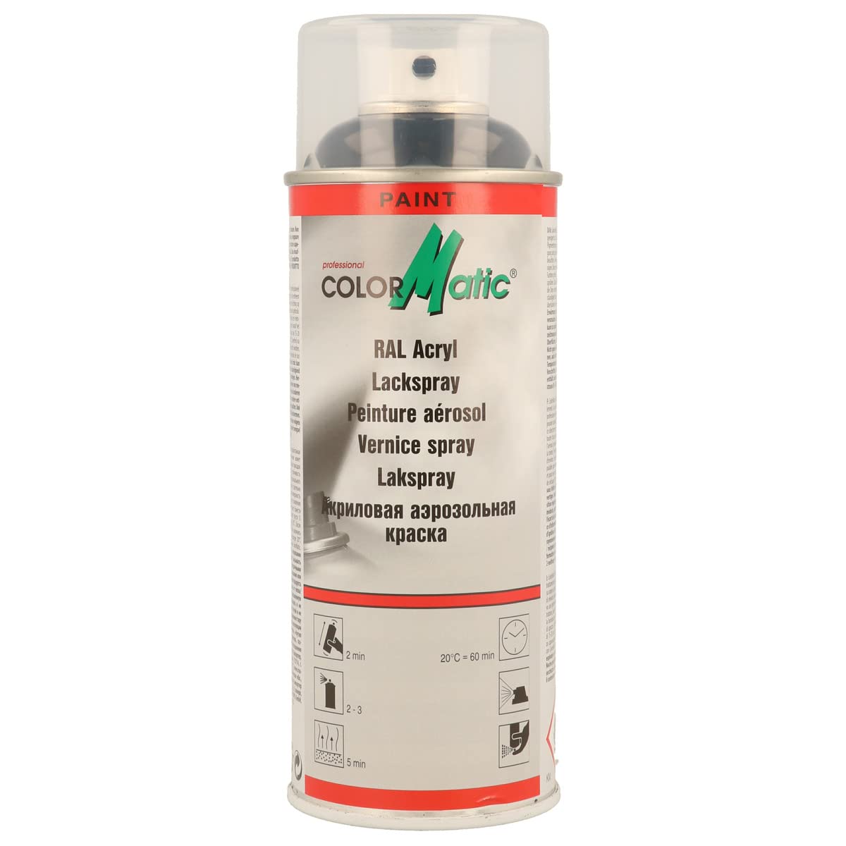 ColorMatic 856631 RAL-Acryl Lackspray RAL 9005 tiefschwarz glänzend 400 ml von COLORMATIC