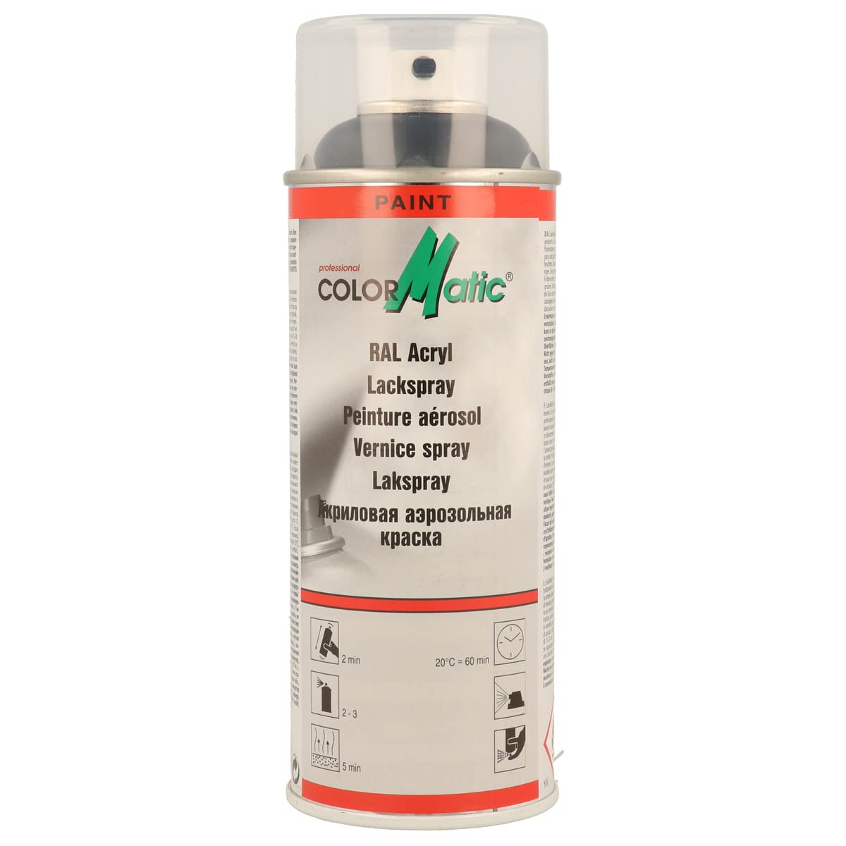 ColorMatic 856655 RAL-Acryl Lackspray RAL 9005 tiefschwarz matt 400 ml von COLORMATIC