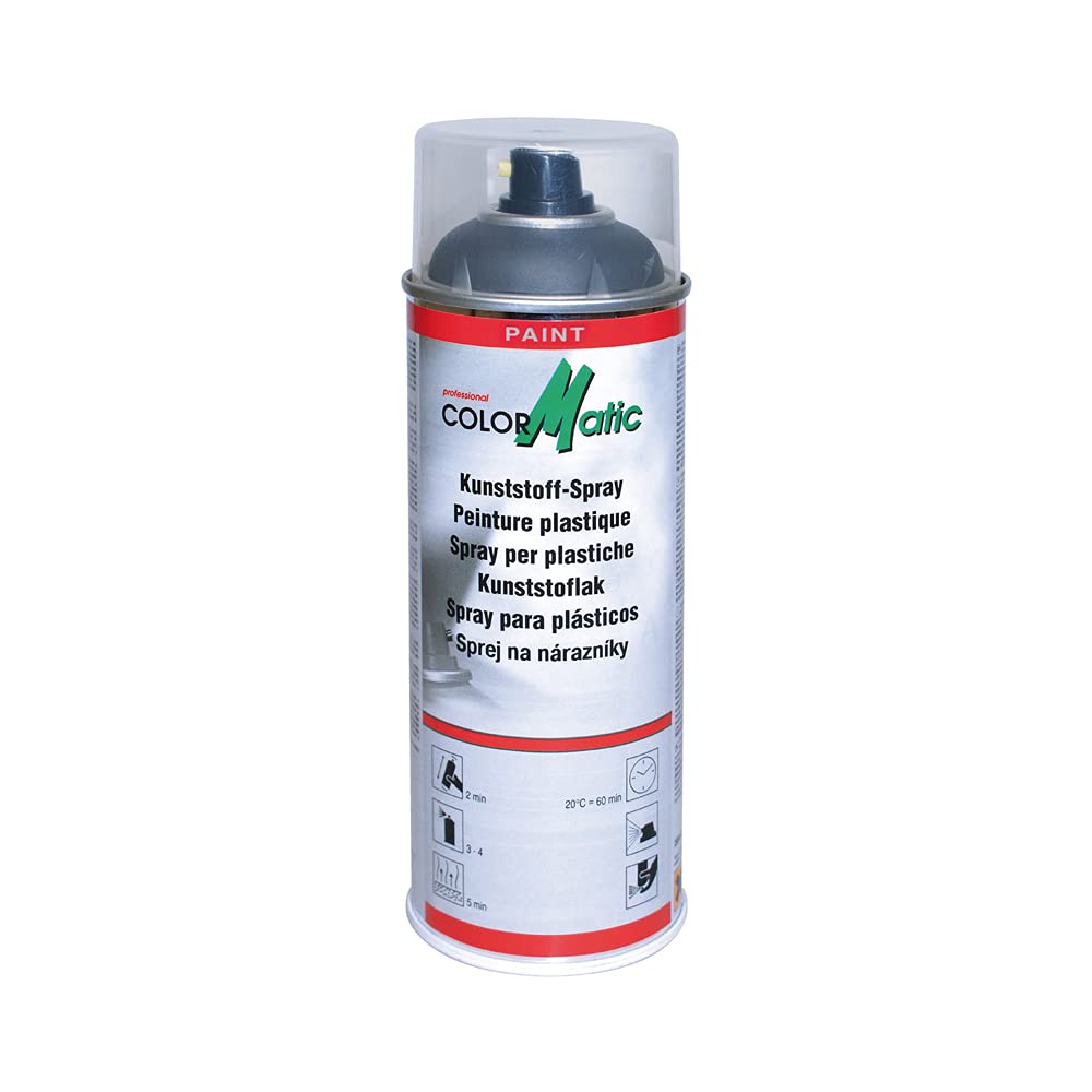 ColorMatic 882418 Kunststoff-Spray anthrazit seidenmatt 400 ml von COLORMATIC