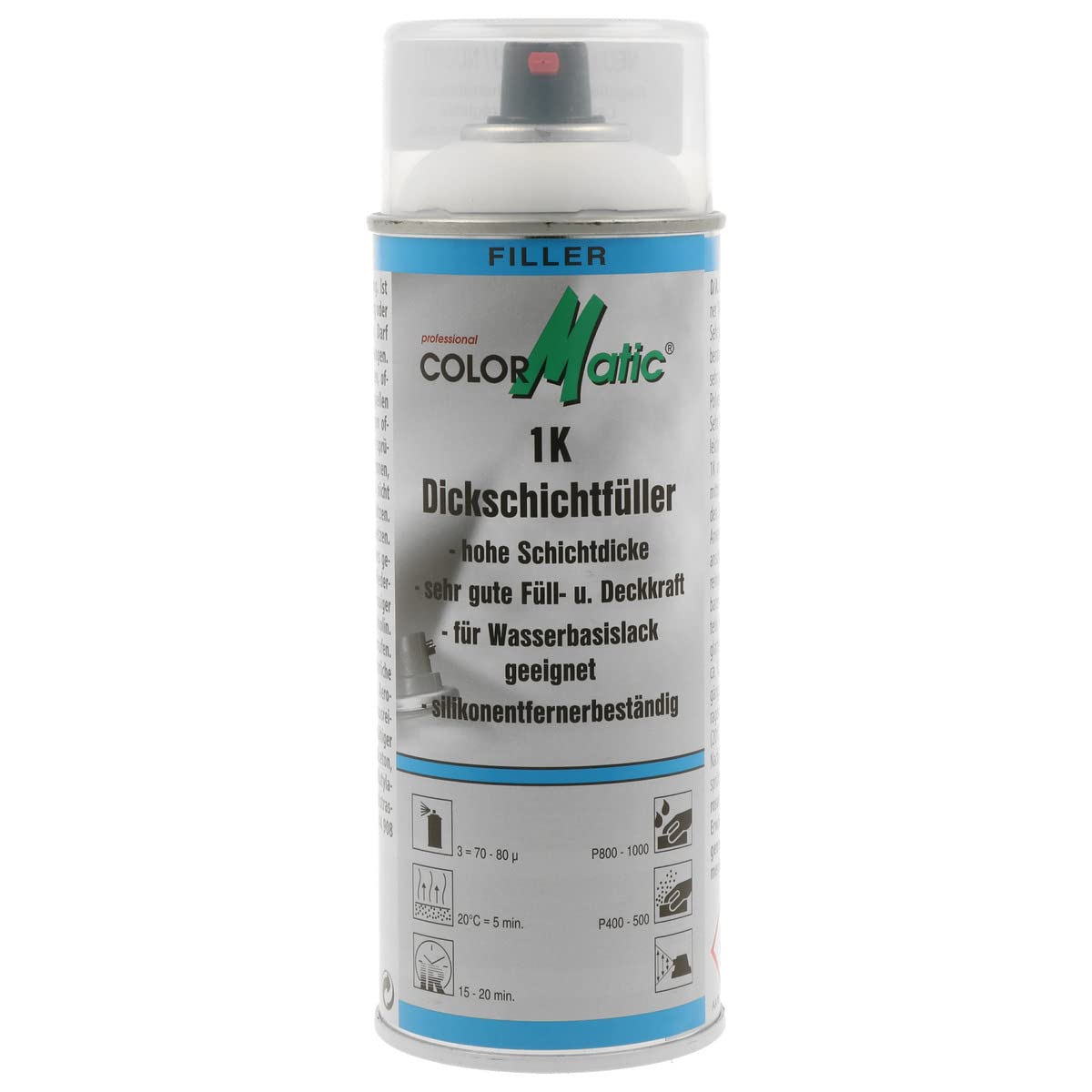 ColorMatic 385568 1K Dickschichtfüller weiß 400 ml von COLORMATIC