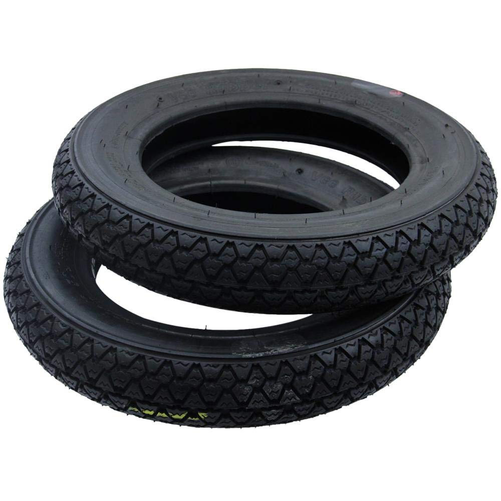 2X Reifen 3.00-10 Zoll Vee Rubber VRM054 VRM-054 3.00-10 50J TT FR/R Classic Grip Piaggio Vespa 2X Reifen 3.00-10 Zoll Vee Rubber VRM054 VRM-054 3.00-10 50J TT FR/R Classic Grip Piaggio Vespa von COMBLU