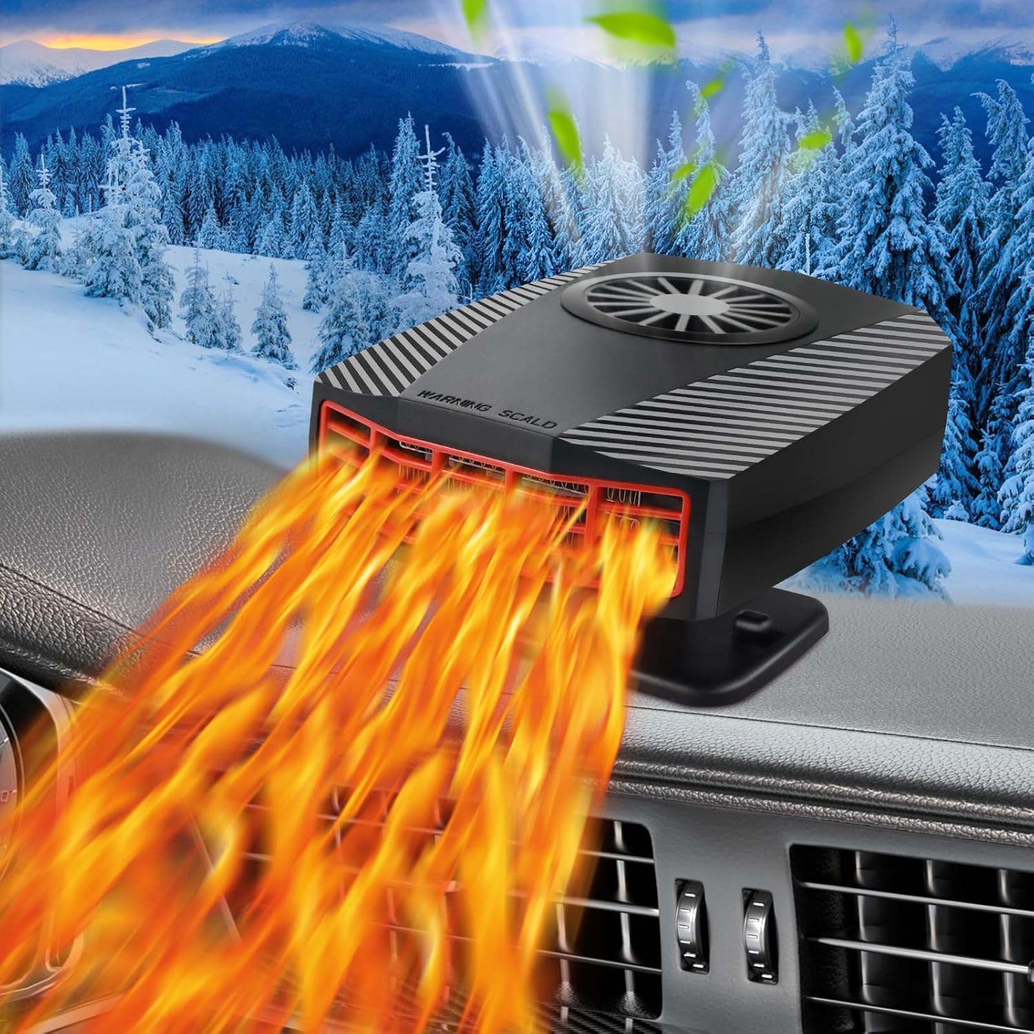 COMBLU Auto-Heizung, tragbare Auto-Heizung, Auto-Entfroster, 12 V, 150 W, schnelles Aufheizen, Entnebeln, Entfroster, 2-in-1-Auto-Windschutzscheiben-Heizung und Kühlventilator mit COMBLU Auto-Heizung, tragbare Auto-Heizung, Auto-Entfroster, 12 V, 150 W, schnelles Aufheizen, Entnebeln, Entfroster, 2-in-1-Auto-Windschutzscheiben-Heizung und Kühlventilator mit von COMBLU