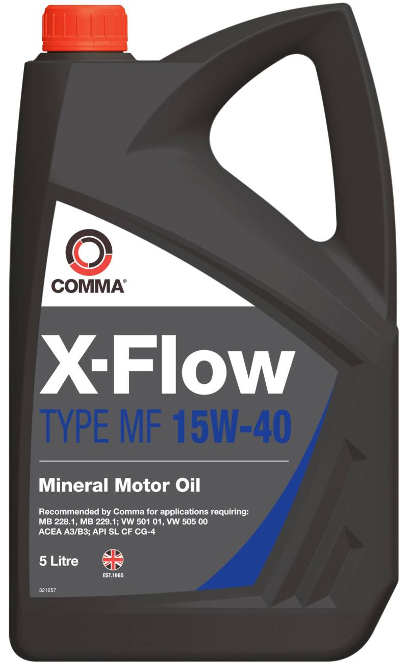 Comma XFMF5L X-Flow Type MF 15W-40 Mineral Motoröl 5 L von COMMA