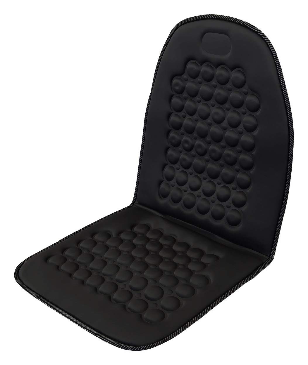 COMPASS 31660 Autositzbezug Magnet Massage schwarz von COMPASS