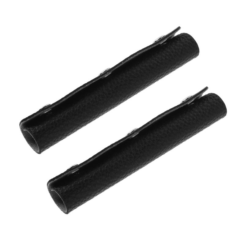 CONGARTENO Lederbeutelgriff Griffschutz für Reisetaschen Koffer -Griffschutz Tragegriff für Reisetaschen Griffabdeckung für Koffer PU-Griffwicklung PU-Leder Black von CONGARTENO
