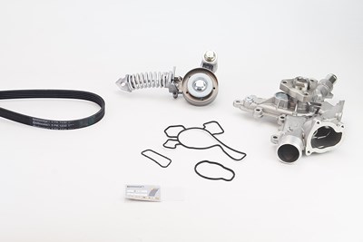 Continental Ctam Wasserpumpe + Keilrippenriemensatz [Hersteller-Nr. 5PK1230WP1] für Opel, Vauxhall von CONTINENTAL CTAM