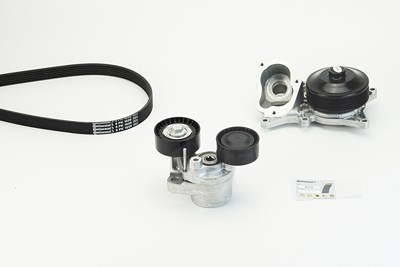 Continental Ctam Wasserpumpe + Keilrippenriemensatz [Hersteller-Nr. 6PK1698WP2] für BMW von CONTINENTAL CTAM