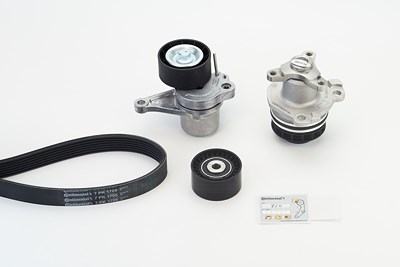 Continental Ctam Wasserpumpe + Keilrippenriemensatz [Hersteller-Nr. 7PK1705WP1] für Nissan, Renault von CONTINENTAL CTAM