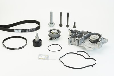 Continental Ctam Wasserpumpe + Zahnriemensatz [Hersteller-Nr. CT1167WP1PRO] für Seat, Skoda, VW von CONTINENTAL CTAM