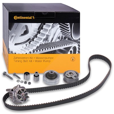 Continental Ctam Zahnriemensatz + Wasserpumpe [Hersteller-Nr. CT1044WP1] für Audi, Seat, Skoda, VW von CONTINENTAL CTAM