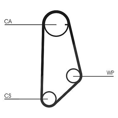 Continental Ctam Zahnriemen [Hersteller-Nr. CT635] für Audi, Lancia, VW von CONTINENTAL CTAM