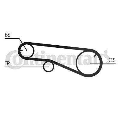 Continental Ctam Zahnriemen [Hersteller-Nr. CT991] für Hyundai, Mitsubishi von CONTINENTAL CTAM