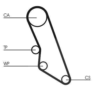 Continental Ctam Zahnriemensatz [Hersteller-Nr. CT865K1] für Citroën, Fiat, Peugeot von CONTINENTAL CTAM