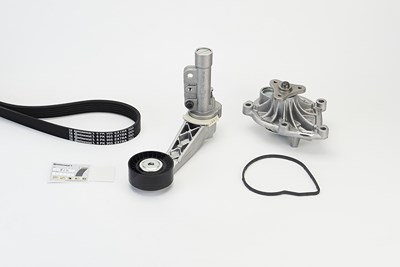 Continental Ctam Wasserpumpe + Keilrippenriemensatz [Hersteller-Nr. 6PK905EXTRAWP1] für Citroën, Ds, Mini, Peugeot von CONTINENTAL CTAM