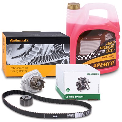 Continental Ctam Zahnriemensatz + Wasserpumpe + 5l AntiFreeze 912+ für Alfa Romeo, Chrysler, Fiat, Ford, Lancia Continental Ctam Zahnriemensatz + Wasserpumpe + 5l AntiFreeze 912+ für Alfa Romeo, Chrysler, Fiat, Ford, Lancia von CONTINENTAL CTAM