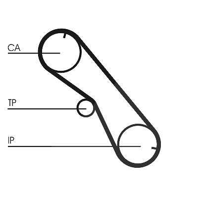 Continental Ctam Zahnriemensatz [Hersteller-Nr. CT1089K2] für Toyota von CONTINENTAL CTAM