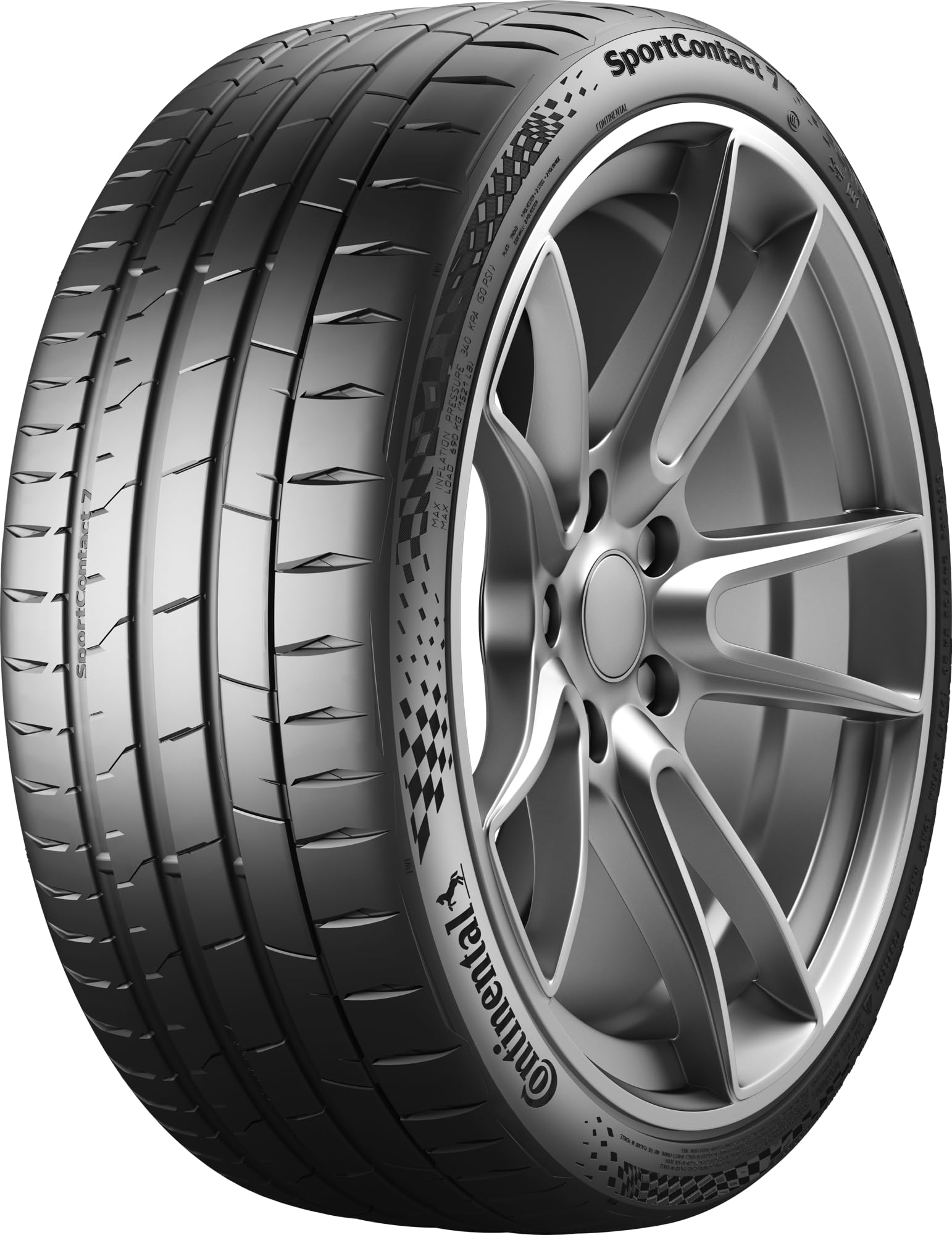 CONTINENTAL SPORTCONTACT 7 XL FR - 245/35R20 95Y - Sommerreifen - C/A/72dB CONTINENTAL SPORTCONTACT 7 XL FR - 245/35R20 95Y - Sommerreifen - C/A/72dB von Continental