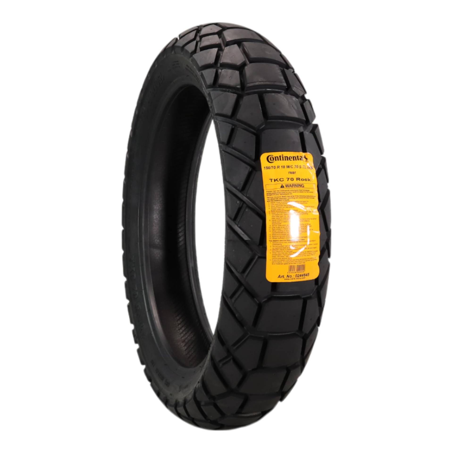 Continental 150/70 R18 70S TKC 70Rocks Rear M/C M+S Motorradreifen von Continental