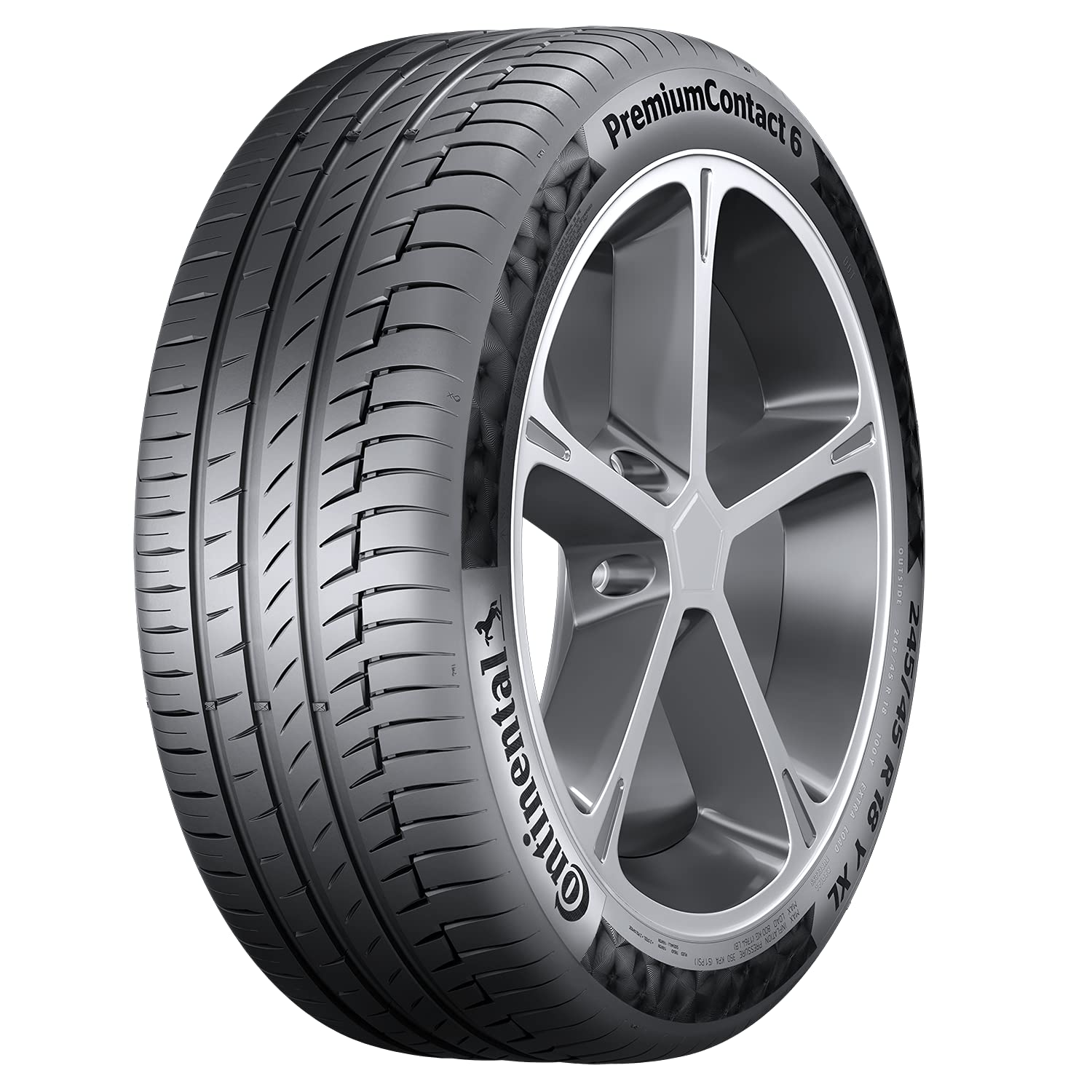 Continental PremiumContact 6 - 215/55 R17 94V - B/A/71 - Sommerreifen (PKW) von Continental