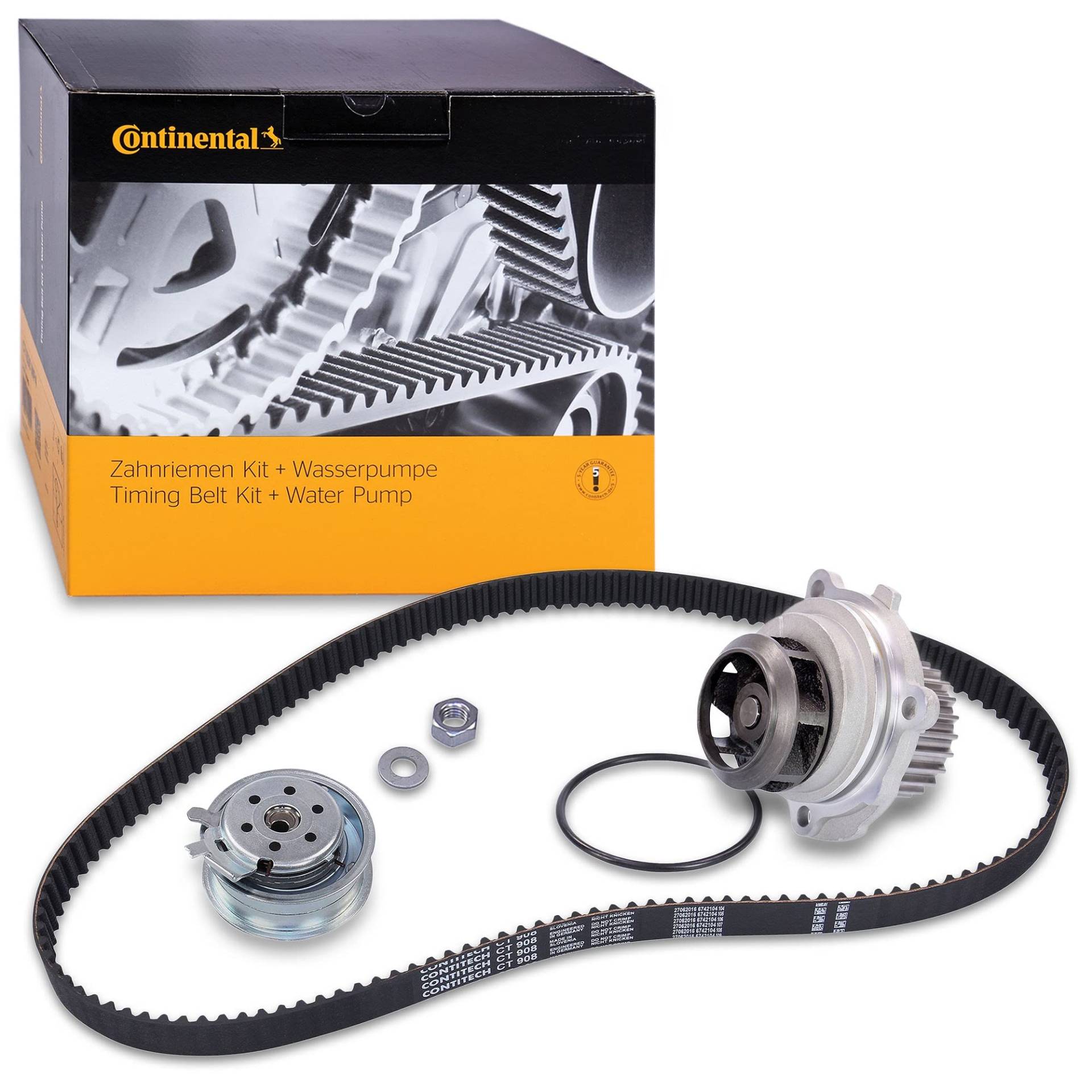1x Original CONTITECH Zahnriemensatz +Wasserpumpe 1x Original CONTITECH Zahnriemensatz +Wasserpumpe von CONTITECH