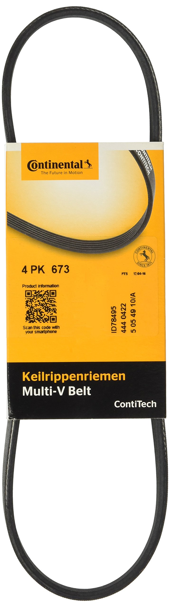 CONTITECH 4PK673 Keilrippenriemen CONTITECH 4PK673 Keilrippenriemen von CONTITECH