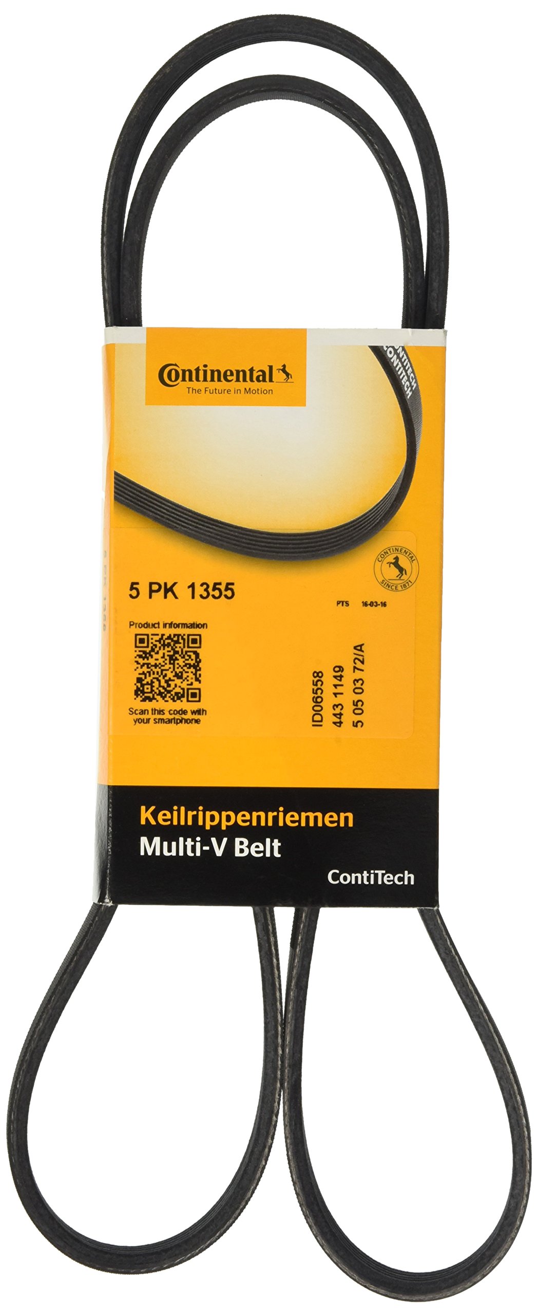 CONTITECH 5PK1355 Keilrippenriemen CONTITECH 5PK1355 Keilrippenriemen von CONTITECH
