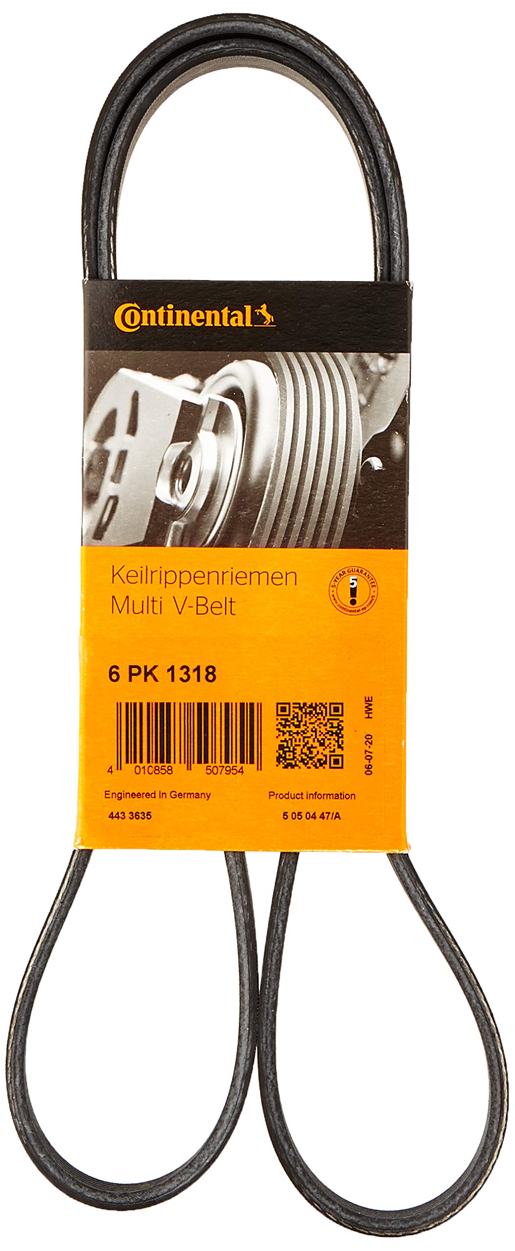 CONTITECH 6PK1318 Keilrippenriemen CONTITECH 6PK1318 Keilrippenriemen von CONTITECH