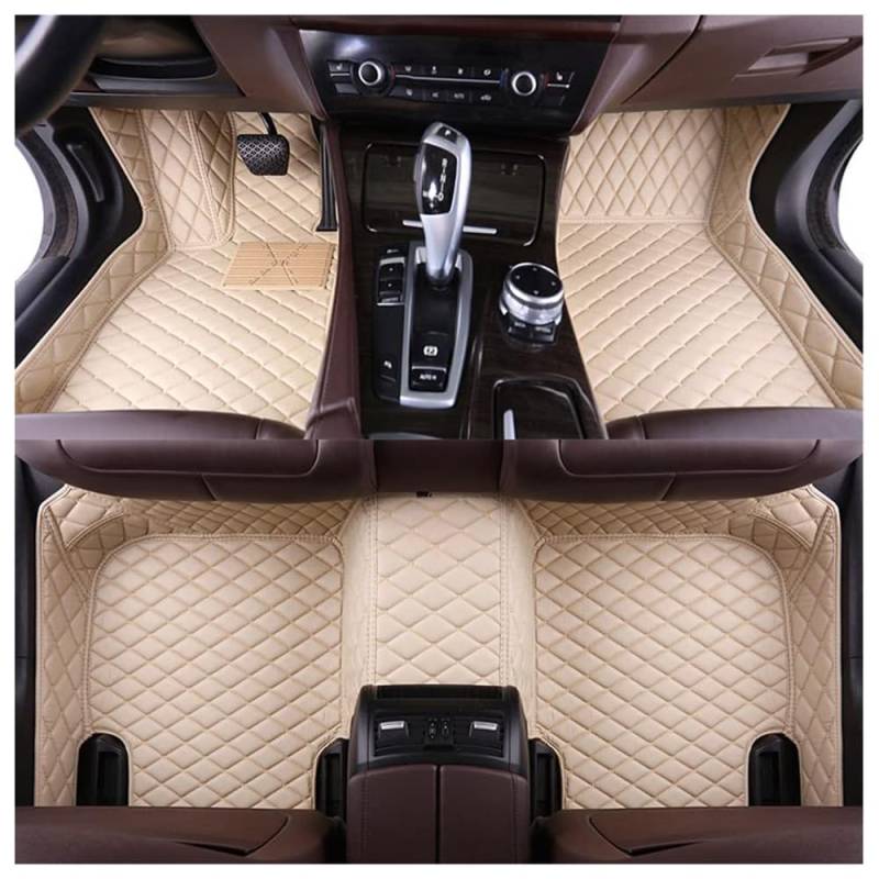 All Inclusive Auto FußMatten für B&ENZ CLA 200 Shooting Brake 2023 2024, Vollabdeckung Wasserdicht Tragen Anti rutschfeste Fussmatten Teppichschutzmatte,normal-B Beige von COOKENG