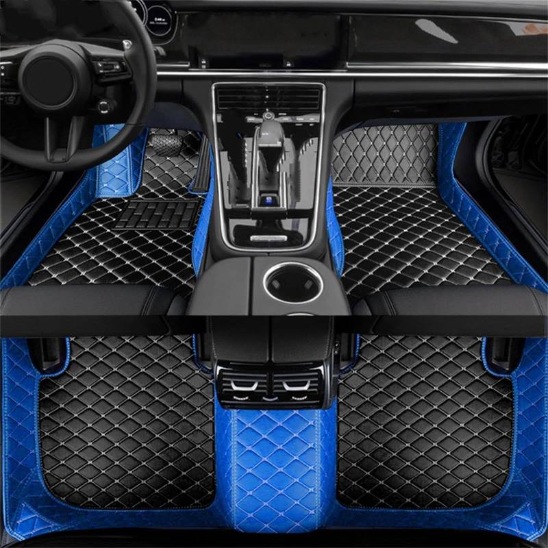 Antirutschmatten Autoteppiche Für 1er E81 2-Türer E82 E87 E88 F20 4-Türer LHD Fußmatten-Set Antirutschmatte Autoinnenteppiche Autofußmatten,X-4-Farbe 1 von COOKENG