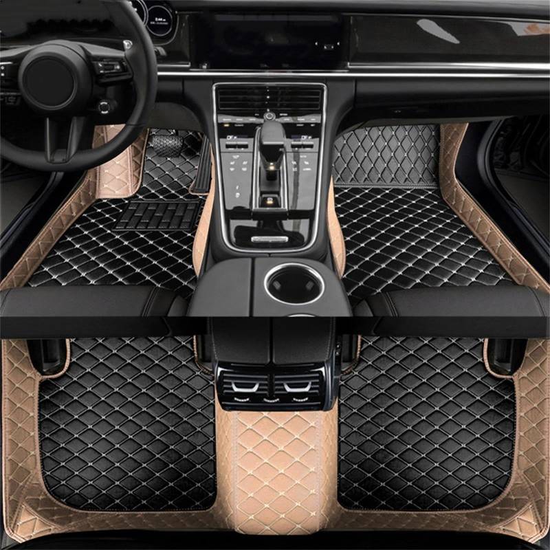 Antirutschmatten Autoteppiche Für 1er E81 2-Türer E82 E87 E88 F20 4-Türer LHD Fußmatten-Set Antirutschmatte Autoinnenteppiche Autofußmatten,X-5-Farbe 2 von COOKENG