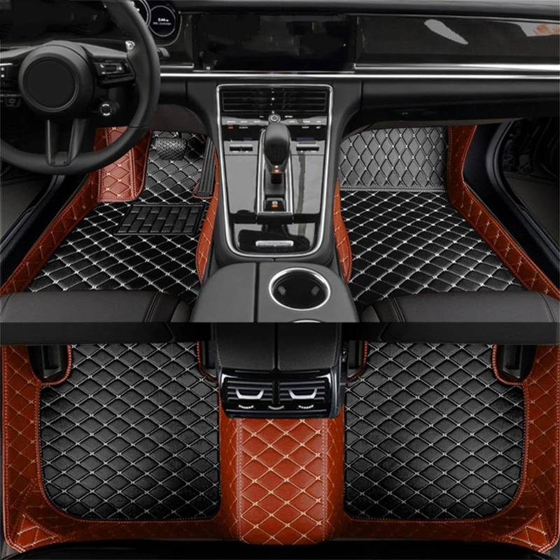 Antirutschmatten Autoteppiche Für Toyota Für Highlander 5-Sitzer 7-Sitzer 2022-2023 2015-2021 LHD-Fußmatten Teppiche rutschfeste wasserdichte Matte Autofußmatten,X-3-Farbe 2 von COOKENG