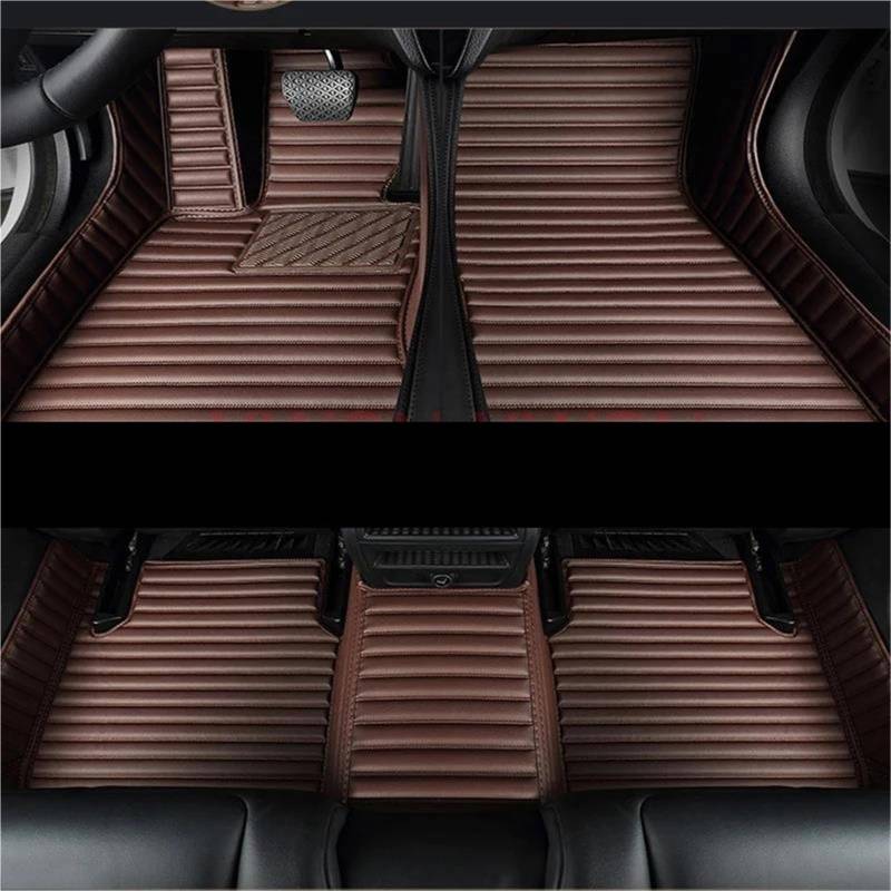 Antirutschmatten Autoteppiche Für VW Für Passat B5 2003-2007 B6 B7 B8 Für Passat C42 2019-2023 LHD-Fußmatten Teppiche Anti-Rutsch-Trägermatte Autofußmatten,X-1-Kaffee von COOKENG