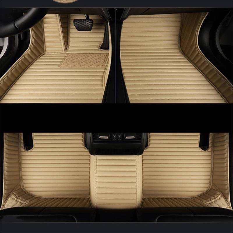 Antirutschmatten Autoteppiche Für X5 E53 1999-2006 E70 F15 G05 2018-2023 Ix 2023 LHD Bodenmatte Wasserdicht rutschfeste Teppiche Fußmatten Autofußmatten,X-5-Beige von COOKENG