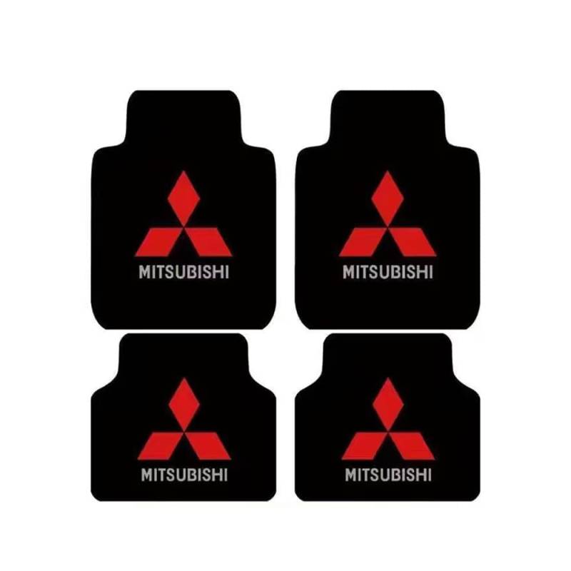 Auto Bodenmatte Fußmatten, für Mitsubishi Spacestar 1999-2005 Autofußmatten Wasserdicht Staubdicht Autofußpolster Set von COOKENG