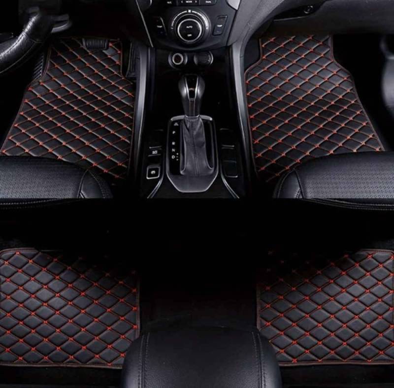 Auto Fußmatten für B&MW 2er Active Tourer 218i 2021 2022 2023 2024 2025+, Allwetter wasserdichte rutschfeste Auto Fussmatten Set Autofußmatten Auto Teppiche Allwetter,normal-A von COOKENG