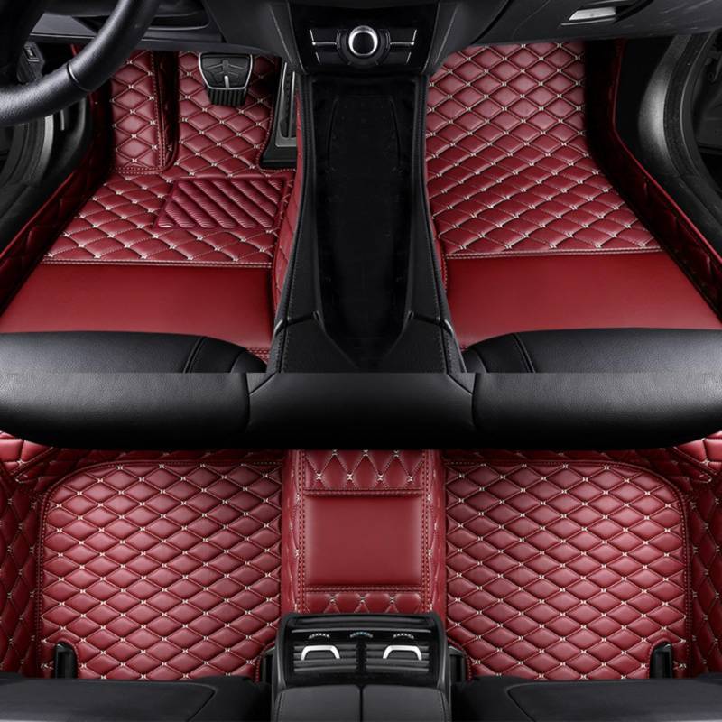 Auto Fußmatten für B&MW X1 iX1 U11 2024 2023, rutschfest Personalisierung Allwetter Automatten Vorne und Hinten Teppichunterlage wasserdichte Einfach zu Reinigen,normal-F von COOKENG