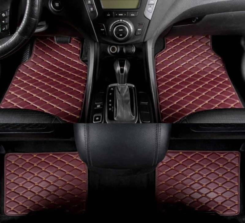 Auto Fußmatten für Ferrari SF90 Spider XX 2023 2024 2025+, Allwetter wasserdichte rutschfeste Auto Fussmatten Set Autofußmatten Auto Teppiche Allwetter,normal-C von COOKENG