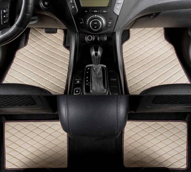 Auto Fußmatten für Toyota Mirai 2. Generation 2020-2021 2022 2023 2024, Allwetter wasserdichte rutschfeste Auto Fussmatten Set Autofußmatten Auto Teppiche Allwetter,normal-G von COOKENG