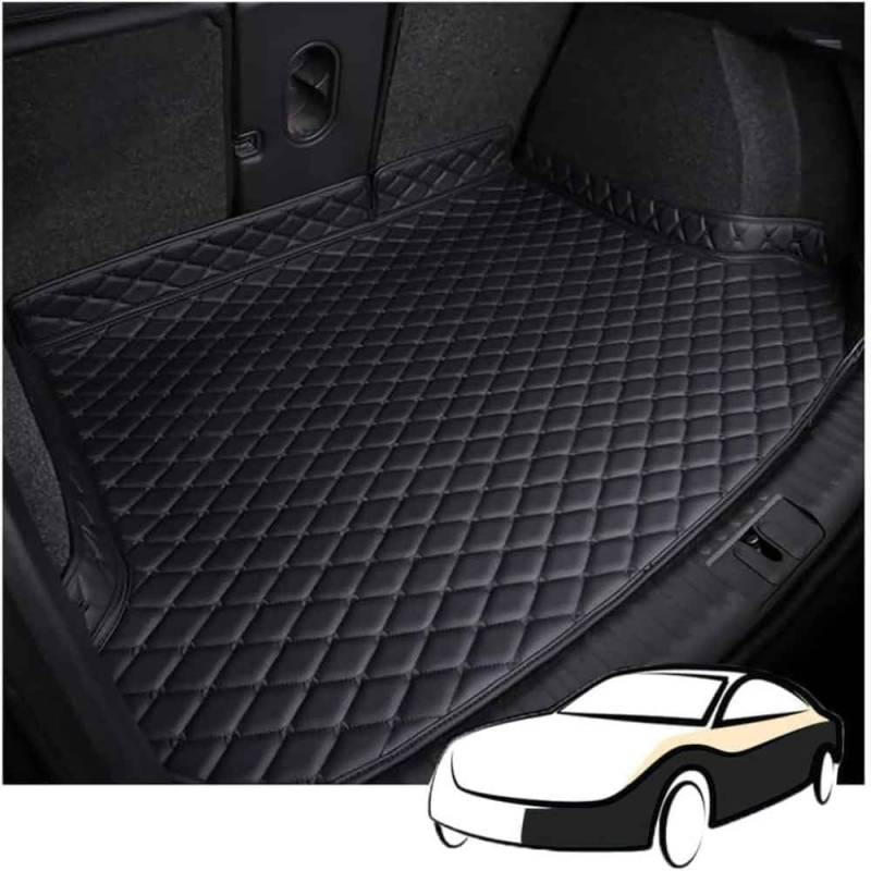 Auto Kofferraummatte für B&MW 2er Active Tourer 218i 2021 2022 2023 2024 2025+, Wasserdicht Kofferraumwanne Schutzmatte Antirutsch Kofferraum Schutz Interieur Zubehör,normal-1 Black von COOKENG