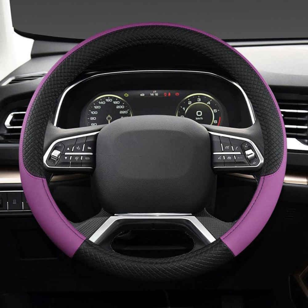 Auto Lenkradbezug für Hyundai Kona Hybrid SX2 2024 2025, Rutschfester Lenkradbezug Atmungsaktives Bequem Mode Innenraum Auto Zubehör,E Black Orange-A O-Shape Auto Lenkradbezug für Hyundai Kona Hybrid SX2 2024 2025, Rutschfester Lenkradbezug Atmungsaktives Bequem Mode Innenraum Auto Zubehör,E Black Orange-A O-Shape von COOKENG