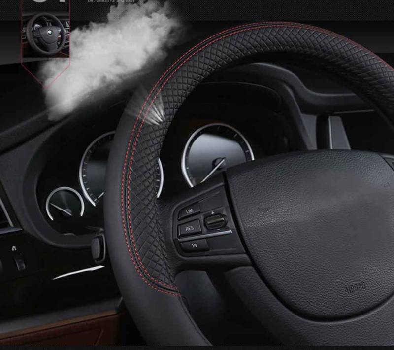 Auto Lenkradhülle für VW ID.3 / ID.4 / ID.5 / ID.6 / ID.7, Lenkrad Abdeckung Lenkradschoner Lenkradbezug Auto Zubehör für Winter und Sommer,normal-C von COOKENG