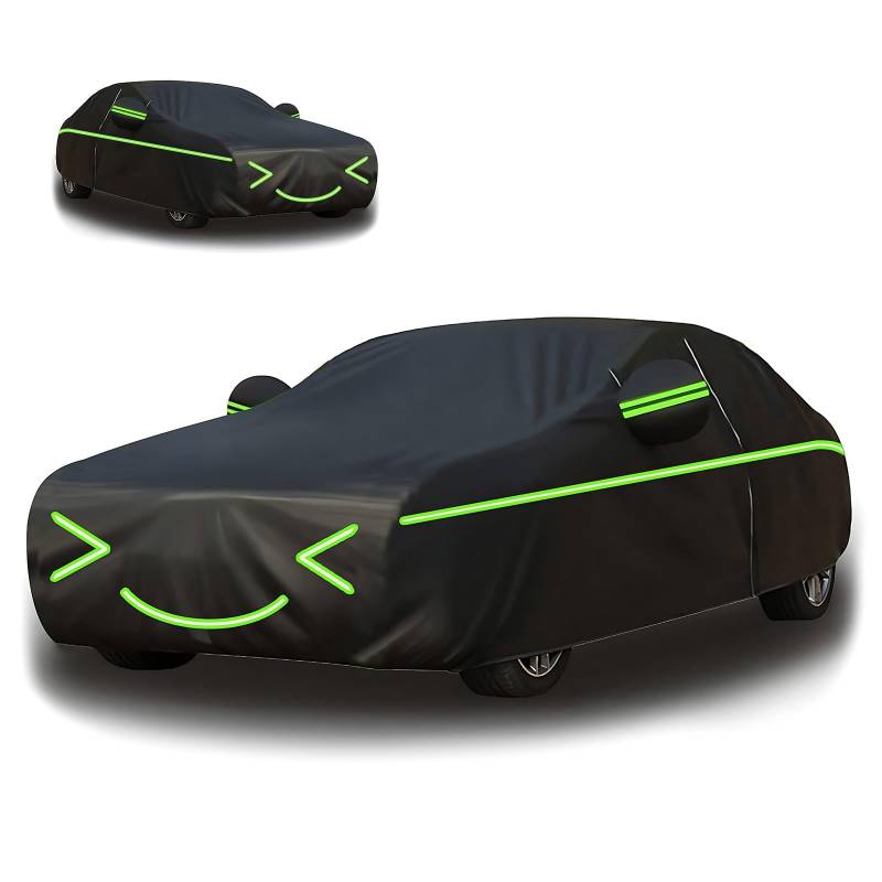 Autogarage Abdeckung Hagelschutz für Mercedes-B&ENZ C-Klasse (W204) 2007-2011,Autoabdeckung Outdoor,Auto Abdeckplane Wasserdicht Atmungsaktiv UV Schutz Staubdicht Winddichte Allwetterschutz von COOKENG