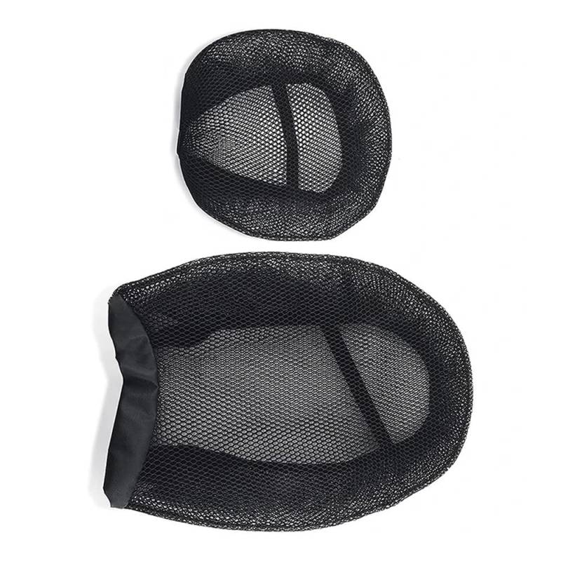 COOKENG Motorrad Sitzbezug Motorrad Anti-Slip 3D Mesh Stoff Sitz Abdeckung Atmungsaktive wasserdichte Kissen Für Suzuki GSX750R GSX 750 R GSXR750 GSXR 750,A Set of Cushions von COOKENG