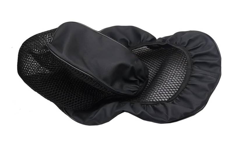 COOKENG Net Pad Schutz Motorrad Zubehör Für Ho&n&da FORZA350 FORZA300 NSS350 NSS300 Forza 350 2023 Atmungsaktive Nicht-Slip Motorrad Sitz Abdeckung,Black for Forz-a350 von COOKENG