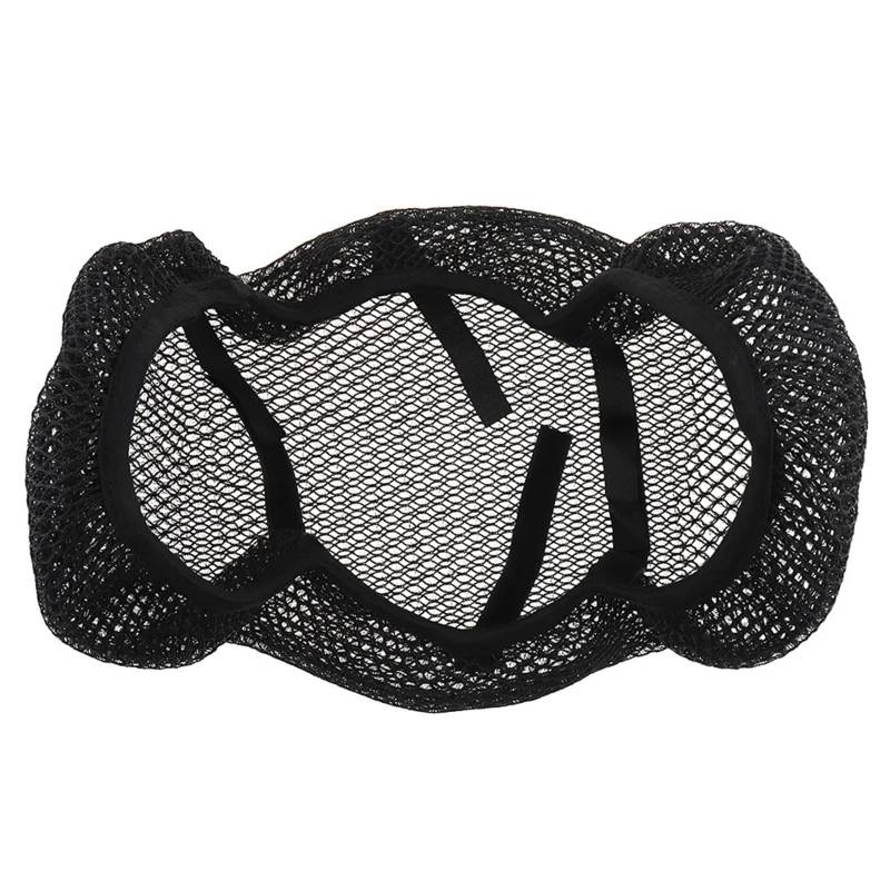 COOKENG Universal Sitzbezüge 1Pcs 3D Schwarz Motorrad Elektrische Fahrrad Mesh Net Sitz Abdeckung Atmungsaktive Protector Sitzbezüge,L von COOKENG