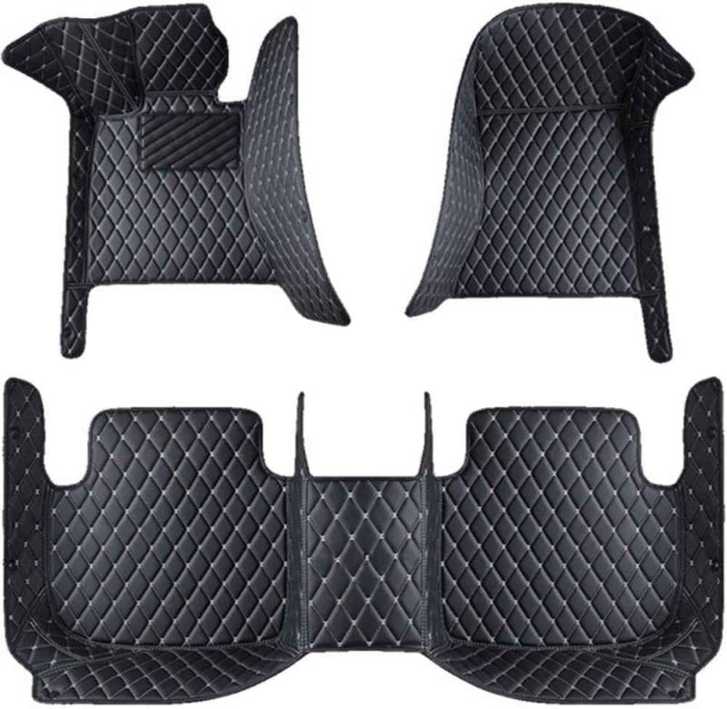 Leder Auto Fußmatten Set für Mercedes B&ENZ E Class W207 Coupe 2009-2016, Nach Maß Vollständige Abdeckung Teppich Vorne Hinten ​wasserdichte Anti-Rutsch Bodenmatte Autoteppich ZubehöR von COOKENG