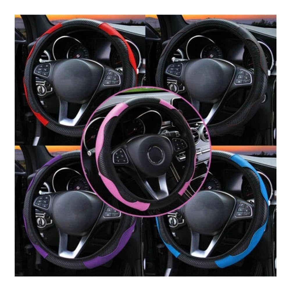 Lenkradbezug Auto Lenkrad Abdeckung PU Für Clio Für Megane 4 3 2 Für Scenic Für Duster Für Fluence Für Laguna für Kangoo Auto Decor Zubehör,5 Lenkradbezug Auto Lenkrad Abdeckung PU Für Clio Für Megane 4 3 2 Für Scenic Für Duster Für Fluence Für Laguna für Kangoo Auto Decor Zubehör,5 von COOKENG